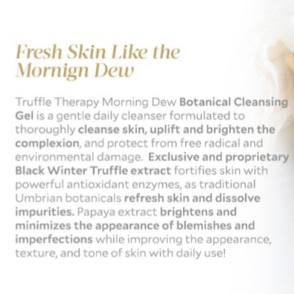 🎉3•$13/4•$16🎉 SKIN & CO Truffle Therapy Morning Dew Face Cleansing Gel - Picture 2 of 7